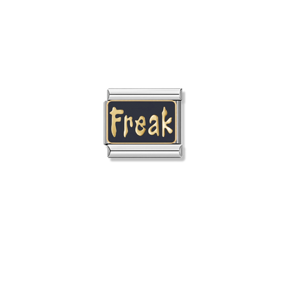 Freak – silver Italian charm by Italycharm