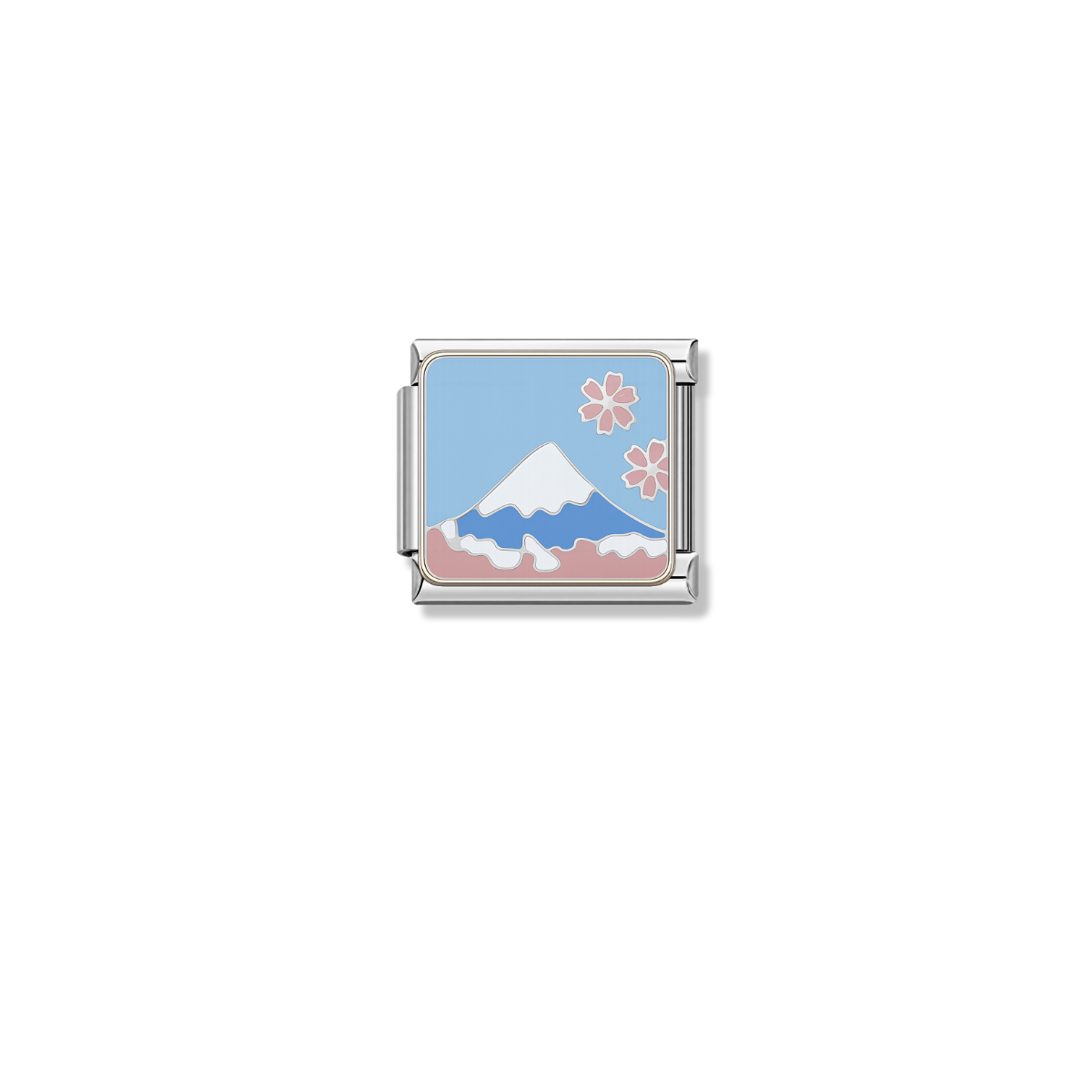 Fuji Serenity – silver Italian charm by Italycharm