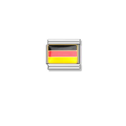 Germany Flag – silver Italian charm by Italycharm