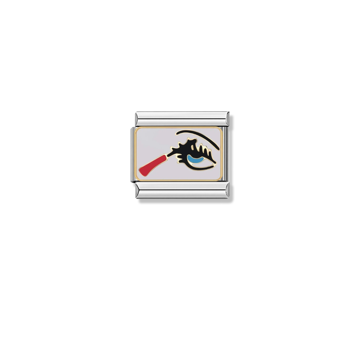 Glam Gaze – silver Italian charm by Italycharm
