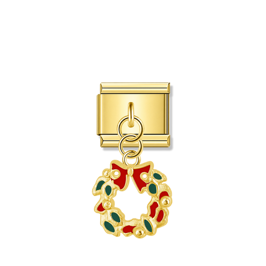 Golden Garland – gold Italian pendant charm by Italycharm