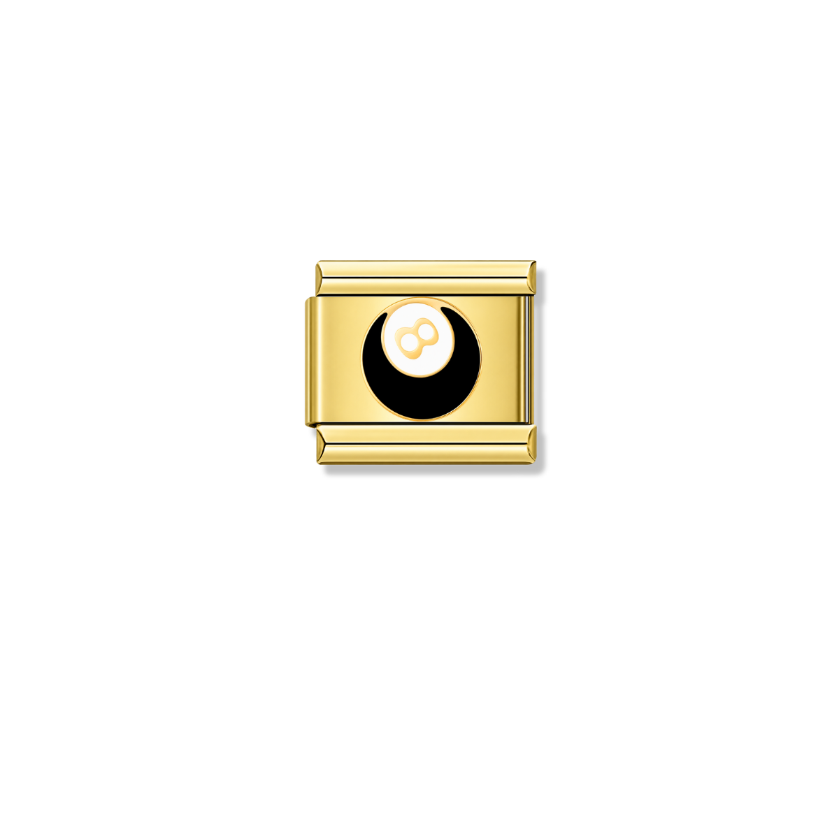 Golden Magic 8 Ball - Gold Charm - Charmris
