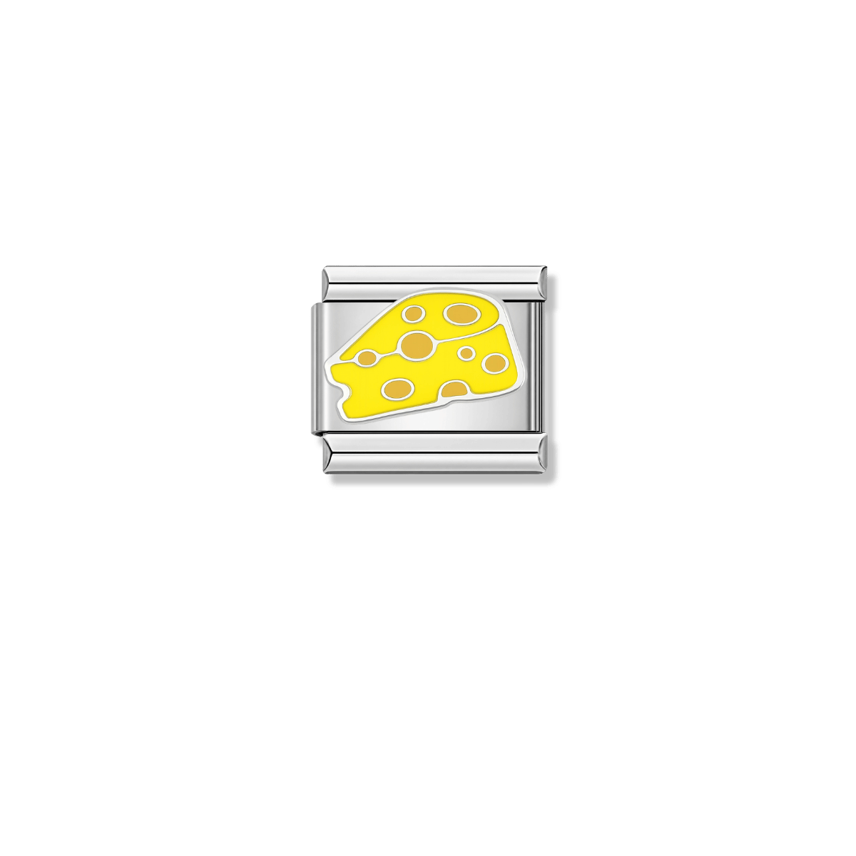 Gourmet Cheese – silver Italian charm by Italycharm
