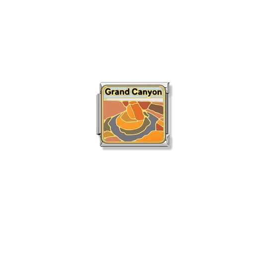 Grand Canyon – silver Italian charm by Italycharm