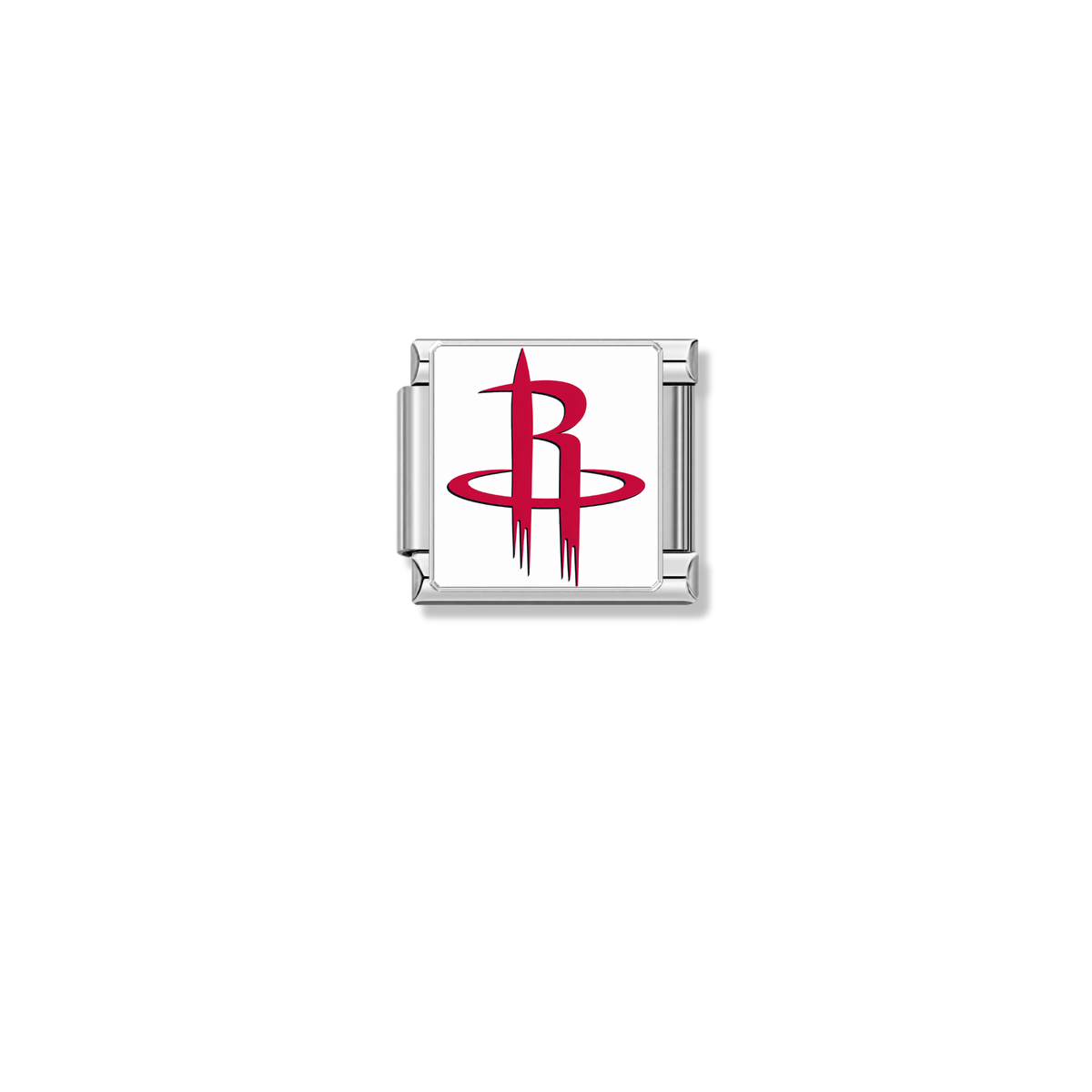 Houston Rockets Logo – silver Italian charm by Italycharm