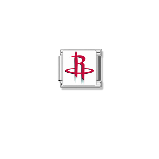 Houston Rockets Logo – silver Italian charm by Italycharm