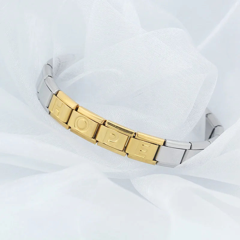 Golden Letter H - Gold Charm - Charmris