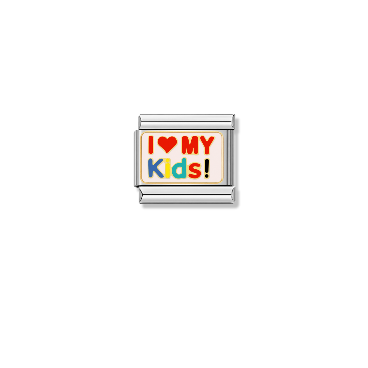 I Love my Kid! – silver Italian charm by Italycharm