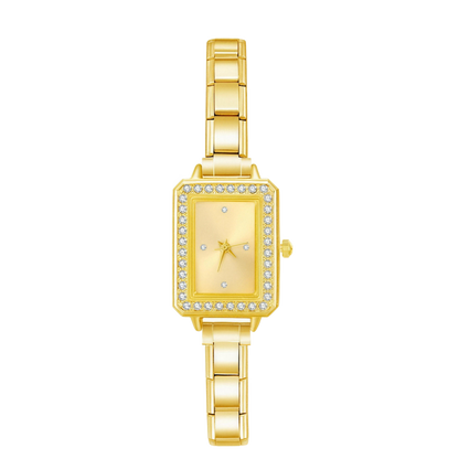 Imperiale Square – Champagne Dial Gold Women's Watch | Italycharm – Italian charm watch by Italycharm