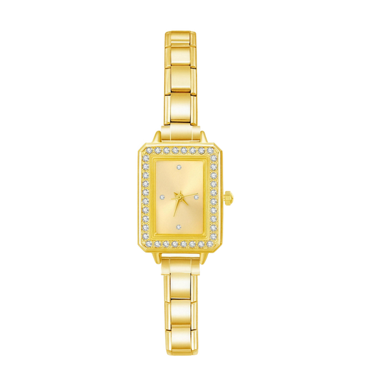 Imperiale Square – Champagne Dial Gold Women's Watch | Italycharm – Italian charm watch by Italycharm