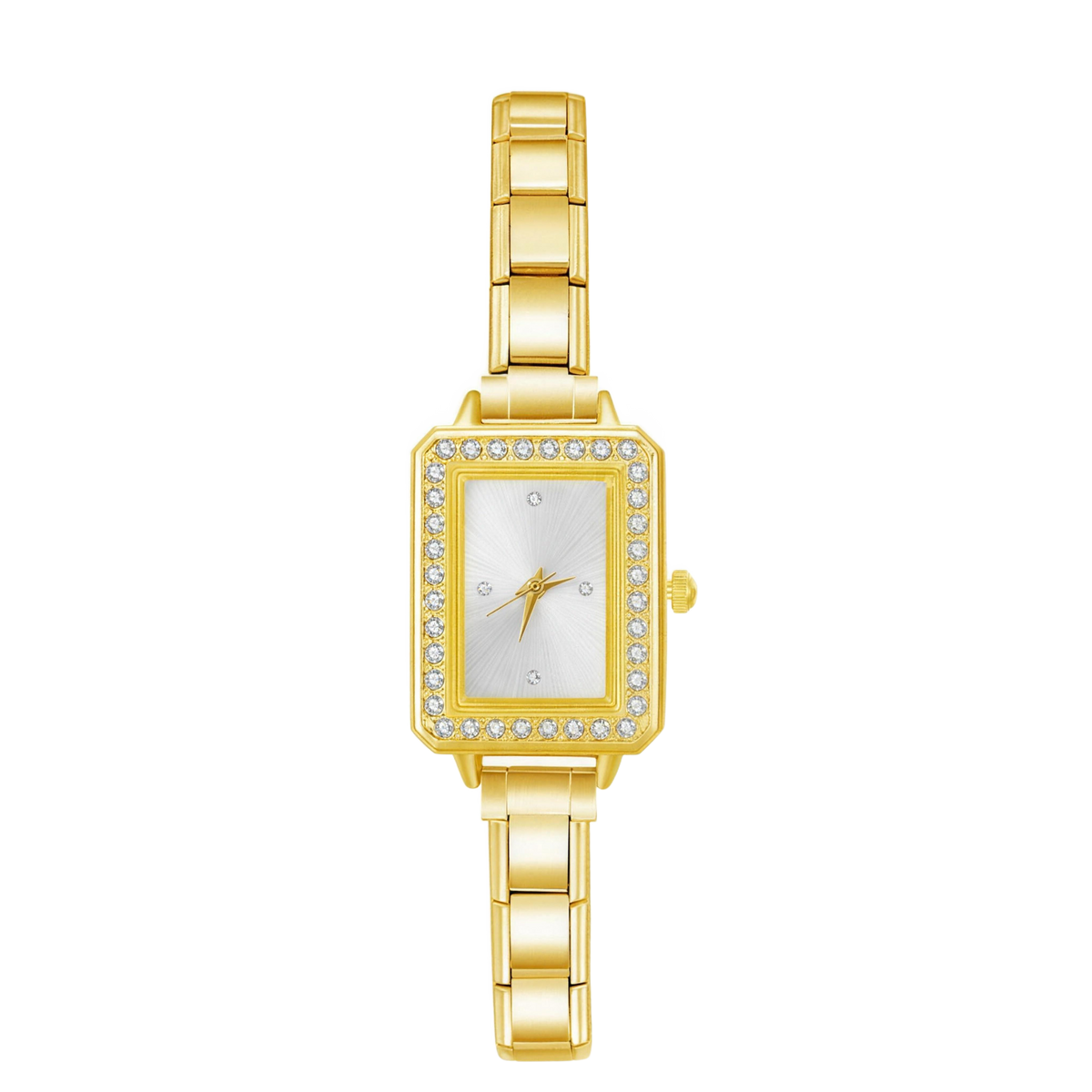 Imperiale Square – Ivory Dial Gold Women's Watch | Italycharm – Italian charm watch by Italycharm