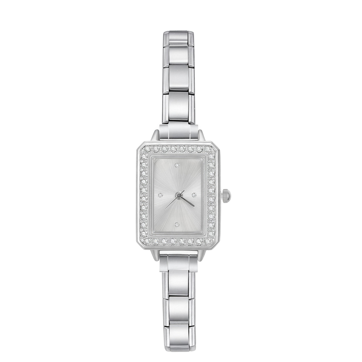 Imperiale Square – Ivory Dial Silver Women's Watch | Italycharm – Italian charm watch by Italycharm