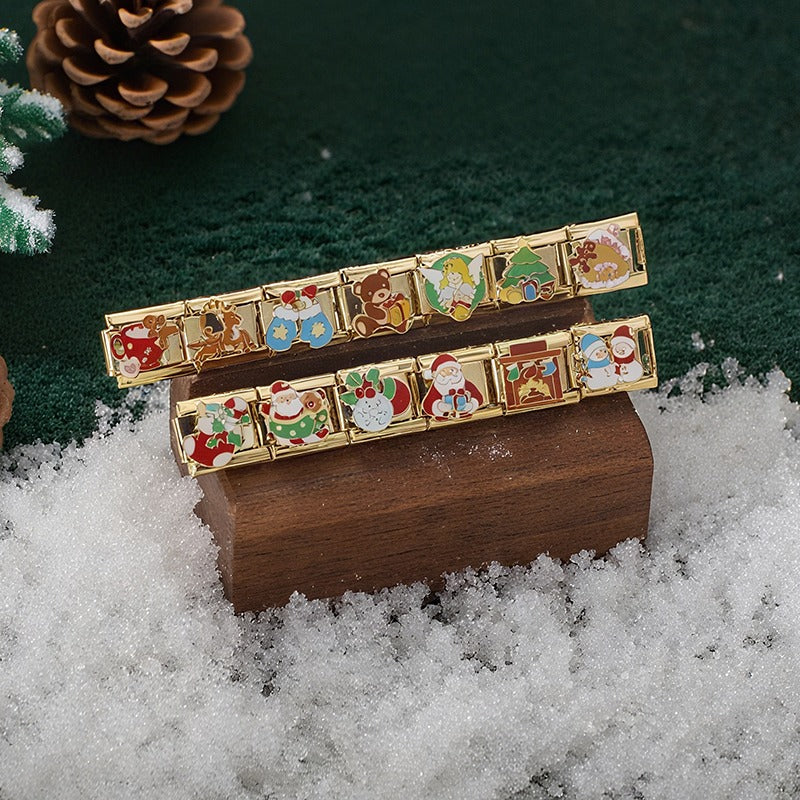 Reindeer Leap – Gold Charm - Charmris