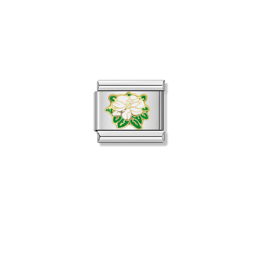 Jasmine – silver Italian charm by Italycharm