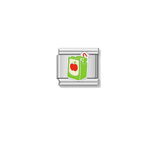 Juicy Apple – silver Italian charm by Italycharm