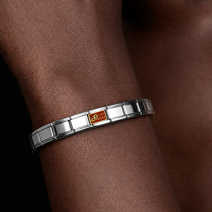 LAS VEGAS – silver Italian charm worn on an Italian charm bracelet