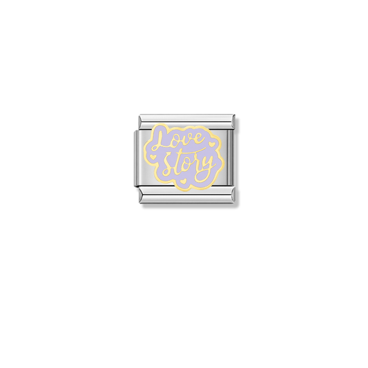 Love Story – silver Italian charm by Italycharm