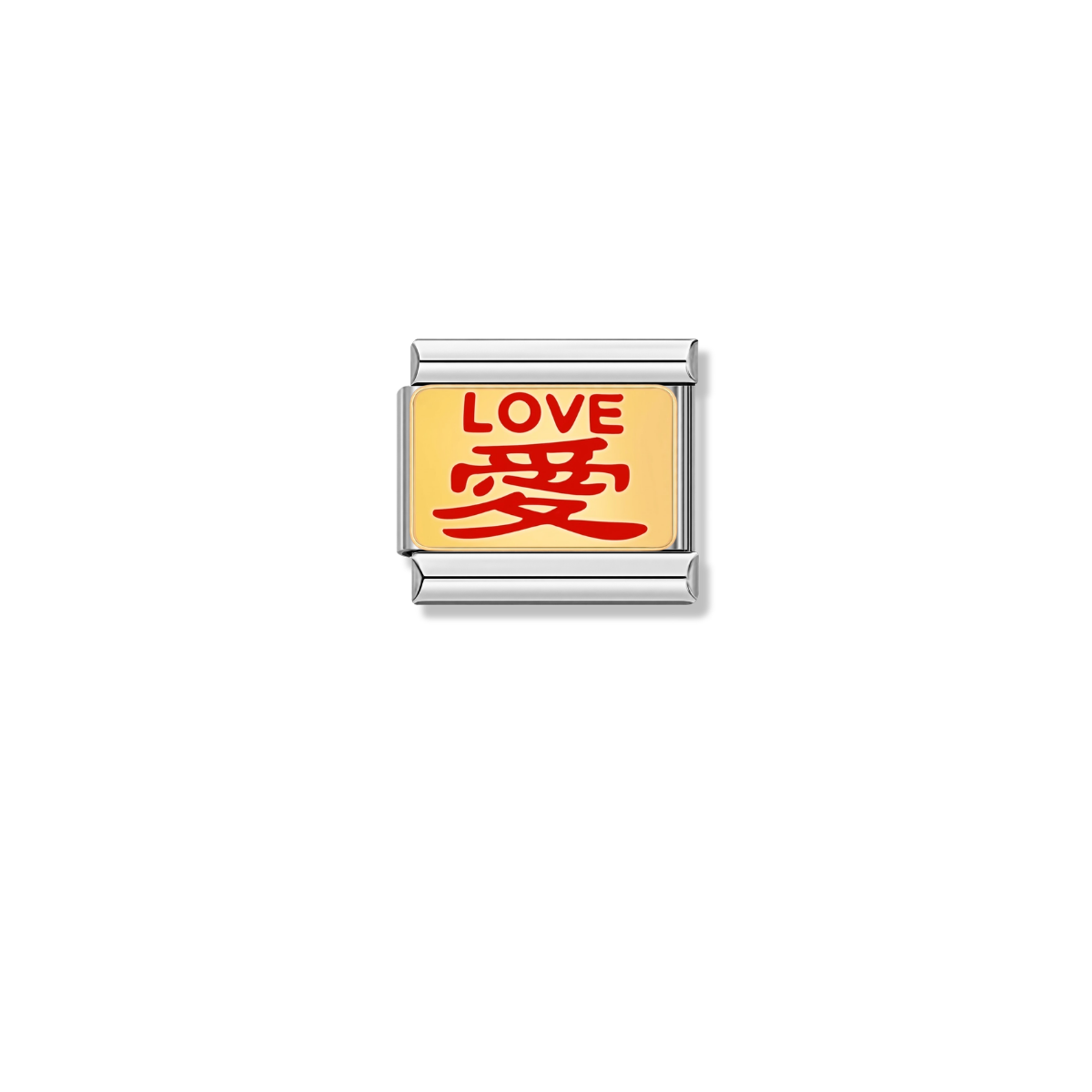 LOVE – silver Italian charm by Italycharm