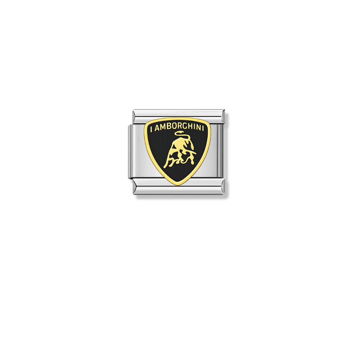 Lamborghini – silver Italian charm by Italycharm