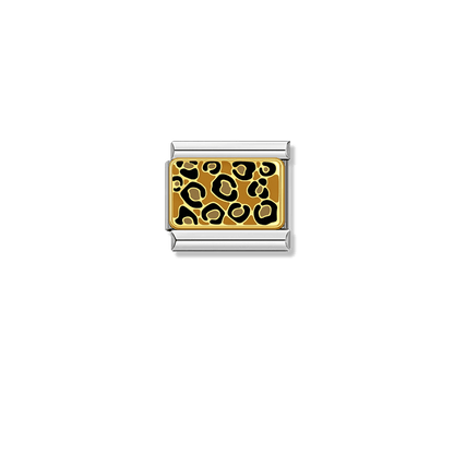Leopard – silver Italian charm by Italycharm