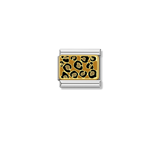 Leopard – silver Italian charm by Italycharm