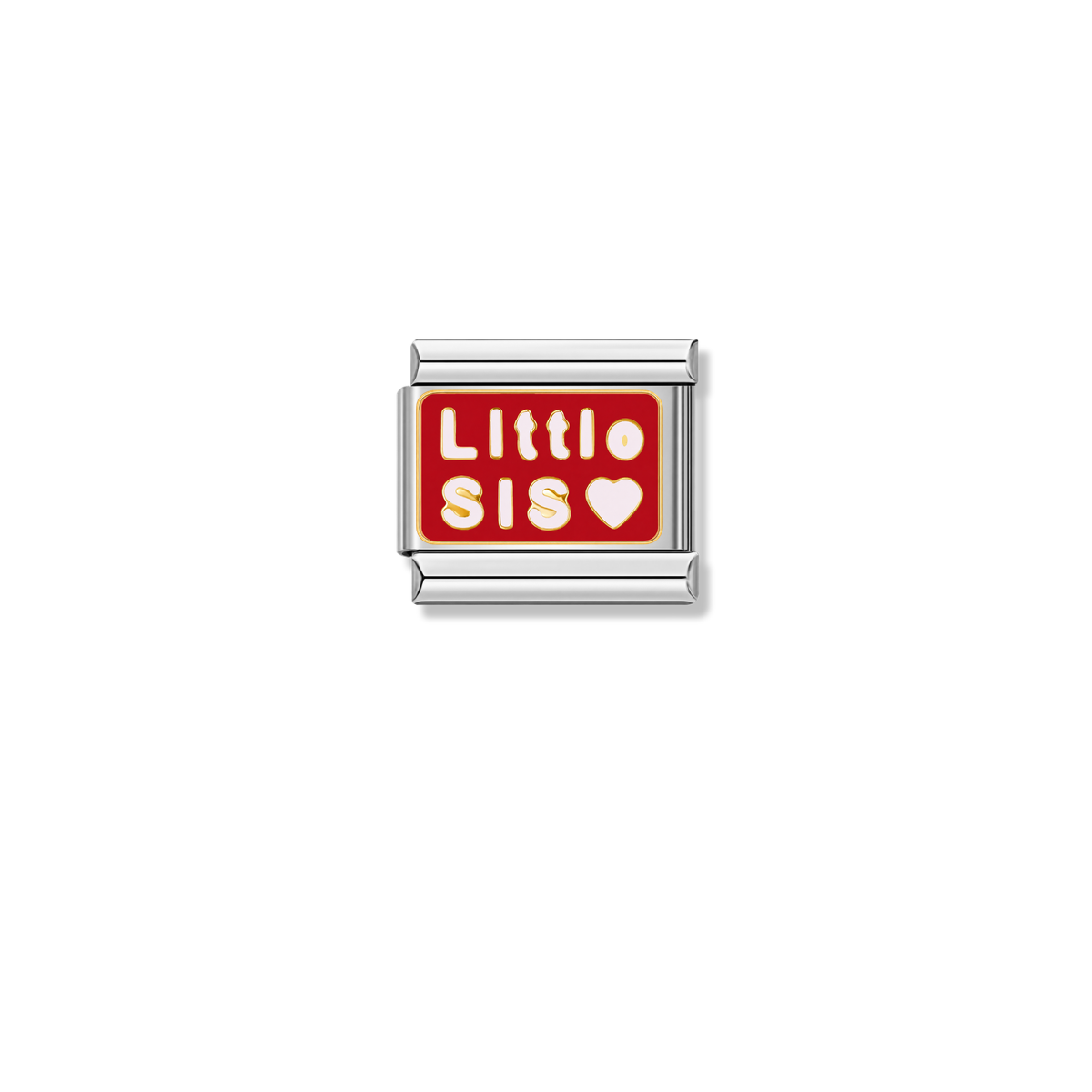 Little Sis - Silver Italian Charm – Italian charm by Italycharm