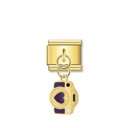 Love Camera – Gold Italian Pendant Charm – Italian charm by Italycharm