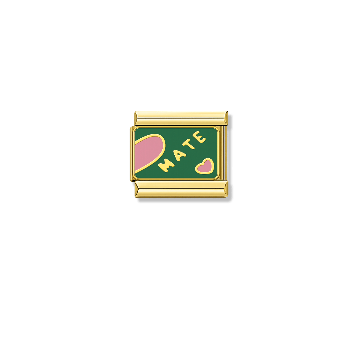 MATE – gold Italian couple charm by Italycharm