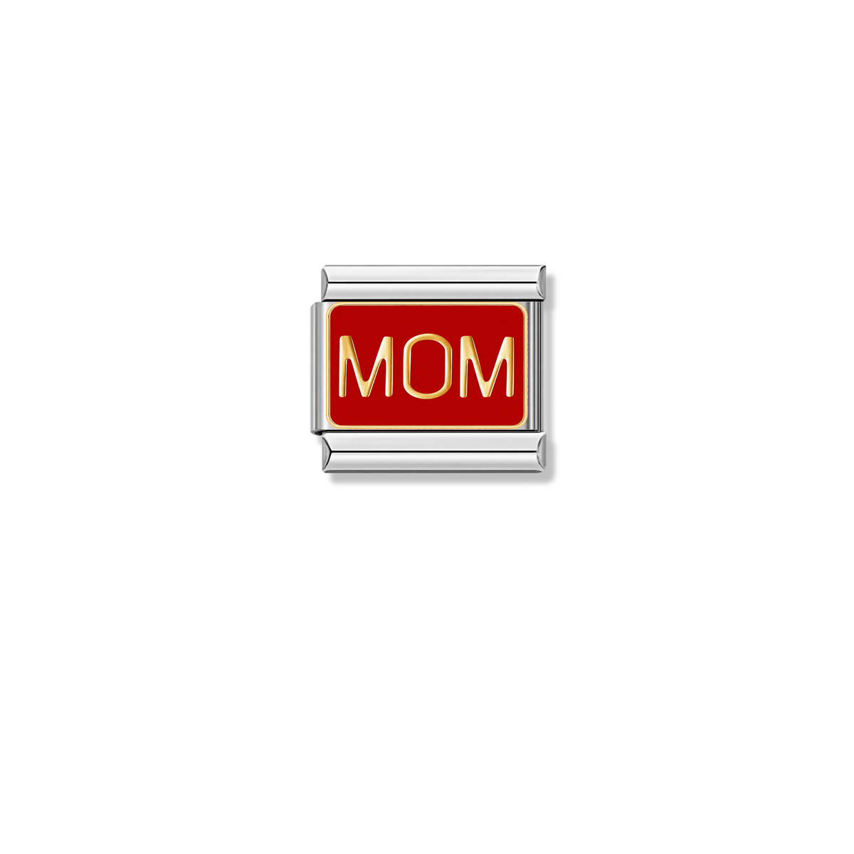 MOM – silver Italian charm by Italycharm