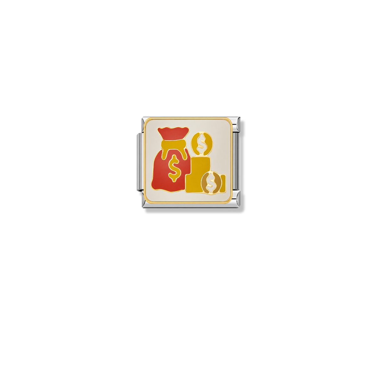Money & Coins Icon – silver Italian charm by Italycharm
