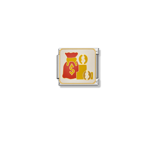 Money & Coins Icon – silver Italian charm by Italycharm