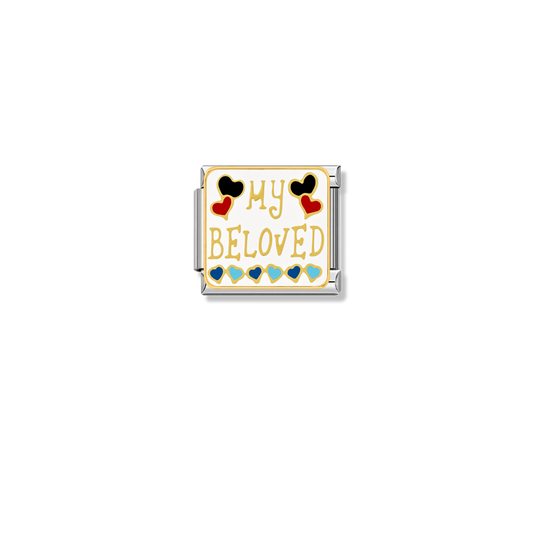 My Beloved – silver Italian charm by Italycharm