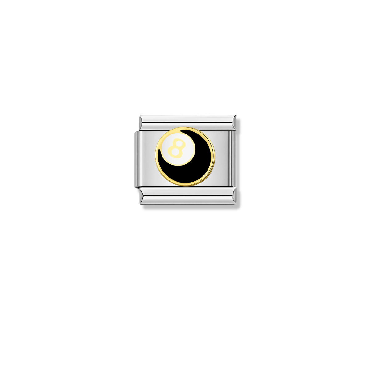 Magic 8 Ball – silver Italian charm by Italycharm