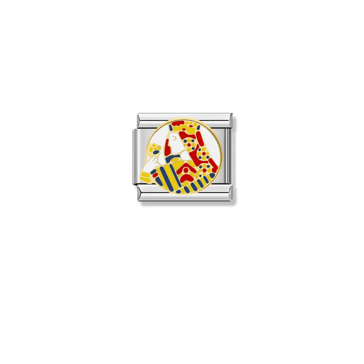 Majestic Queen – silver Italian couple charm by Italycharm