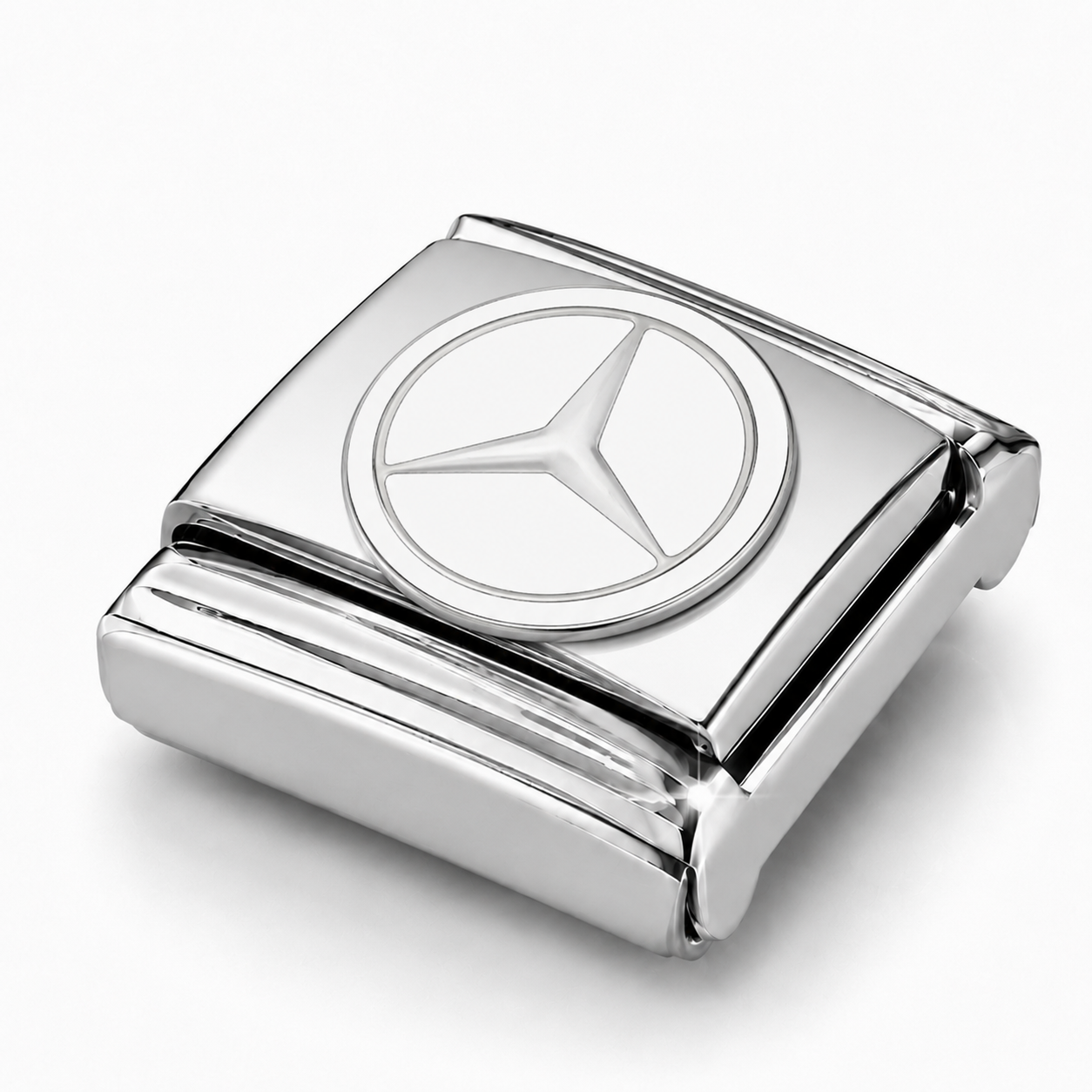 Mercedez-Benz – silver Italian charm close-up view