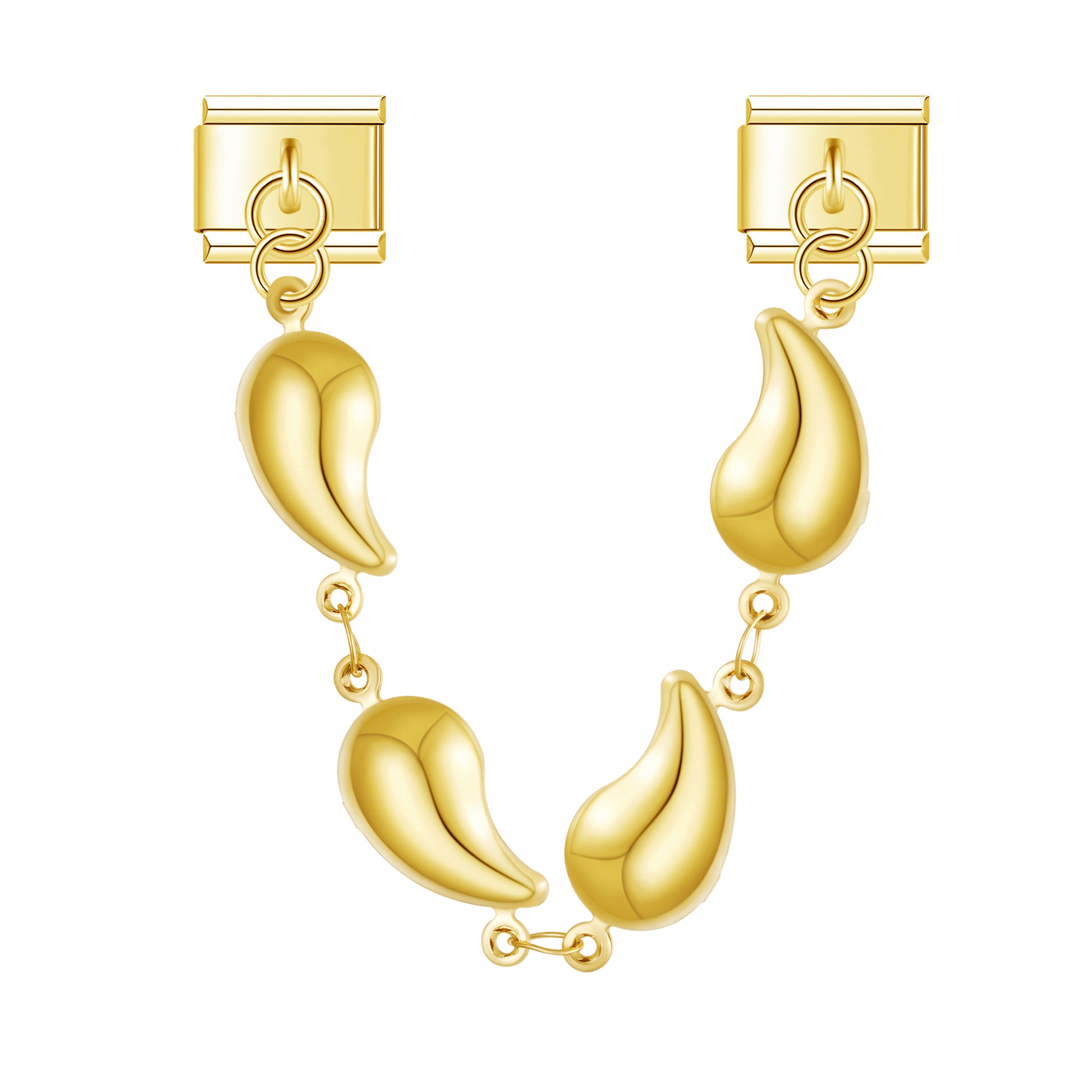 Mercury Tear – Gold Chain Charm