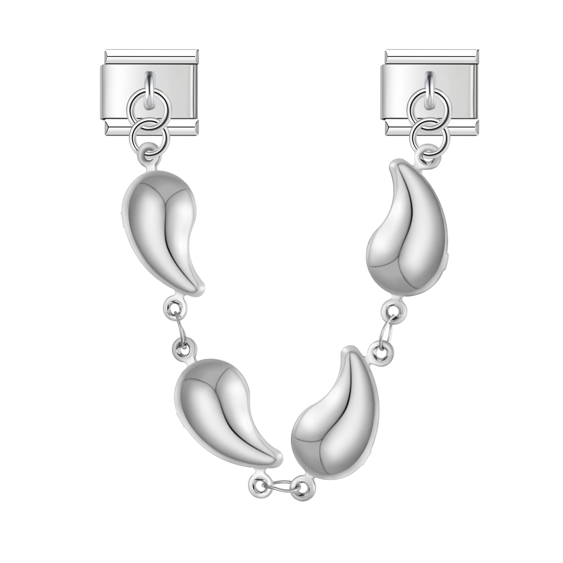 Mercury Tear – Silver Chain Charm