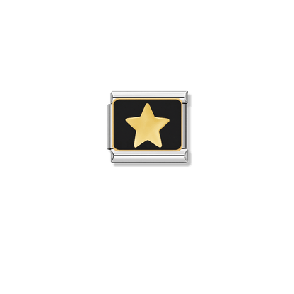 Midnight Star – silver Italian charm by Italycharm