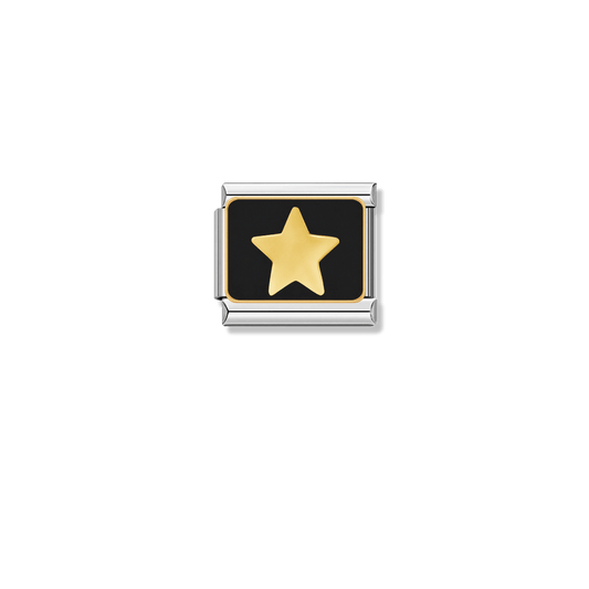 Midnight Star – silver Italian charm by Italycharm
