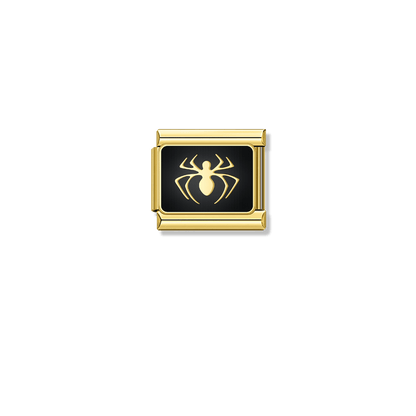 Midnight Weaver – gold Italian charm by Italycharm