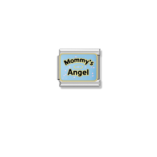 Mommy's Angel – silver Italian charm by Italycharm