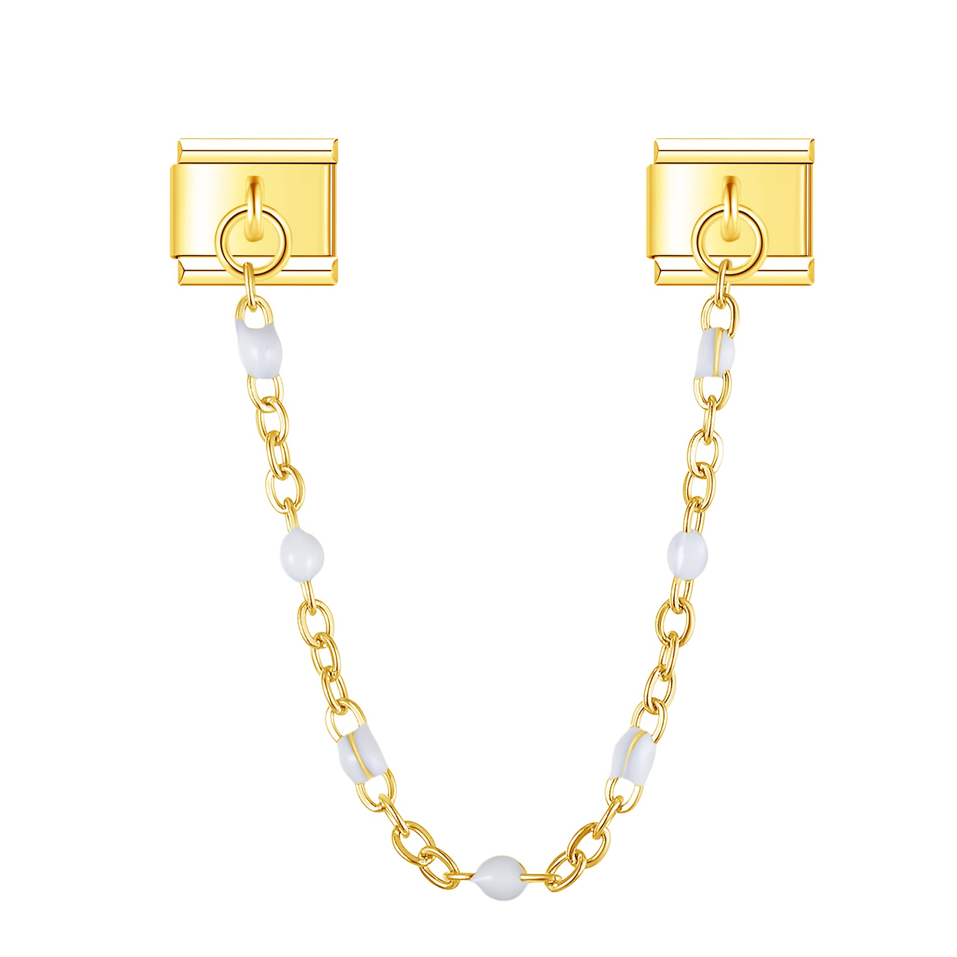 Moonlit Dew – Gold Chain Charm