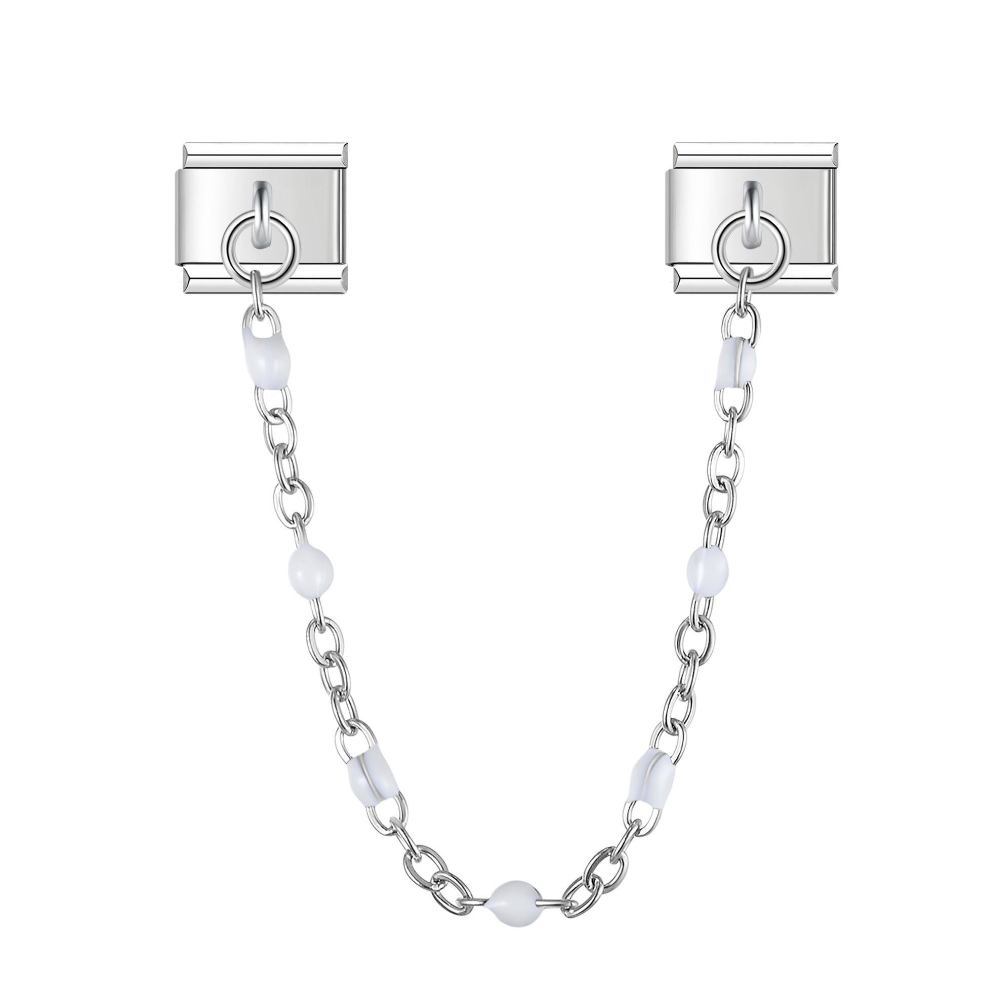 Moonlit Dew – Silver Chain Charm