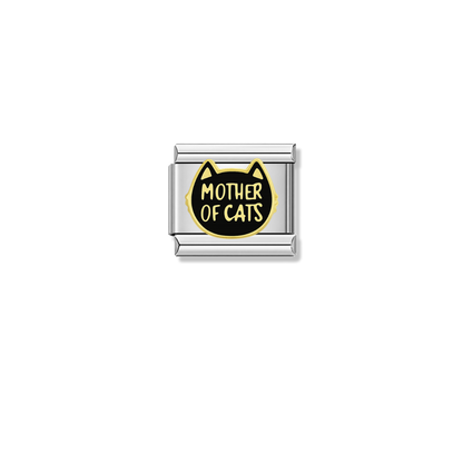 Mother of Cats – silver Italian charm by Italycharm
