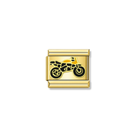 Motorbike - Gold Charm