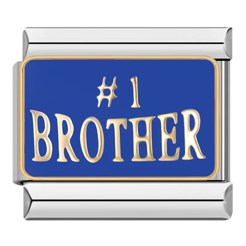 Best Brother - Silver Charm - Charmris