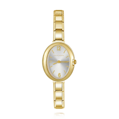 Oria Vintage – Ivory Dial Gold Women's Watch | Italycharm – Italian charm watch by Italycharm