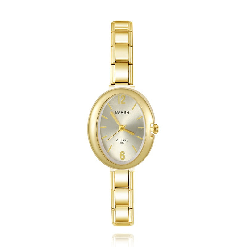 Oria Vintage – Champagne Dial Gold Women's Watch | Italycharm