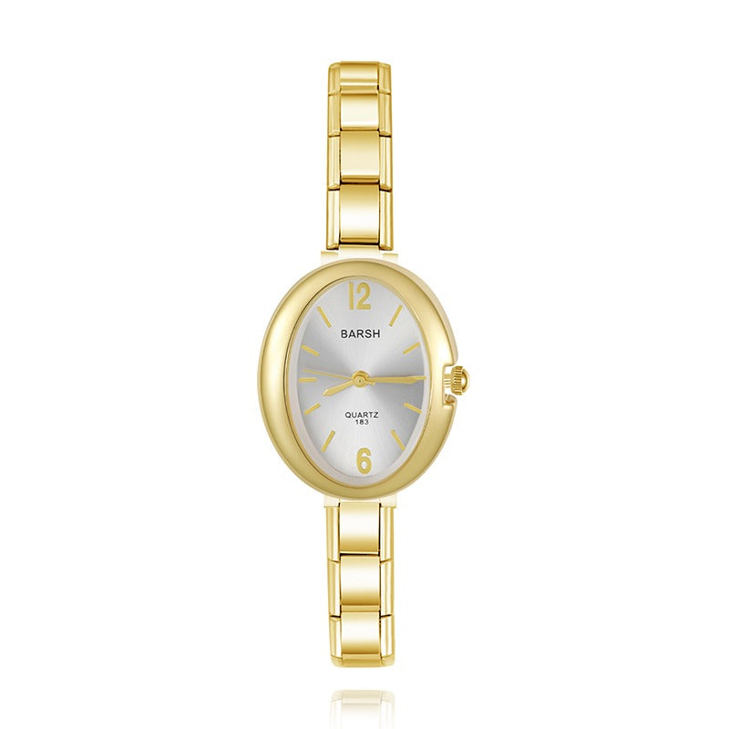 Oria Vintage – Ivory Dial Gold Women's Watch | Italycharm