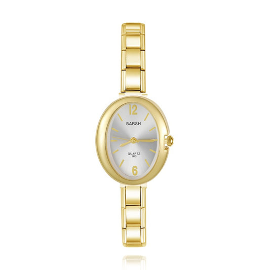 Oria Vintage – Ivory Dial Gold Women's Watch | Italycharm – Italian charm watch by Italycharm